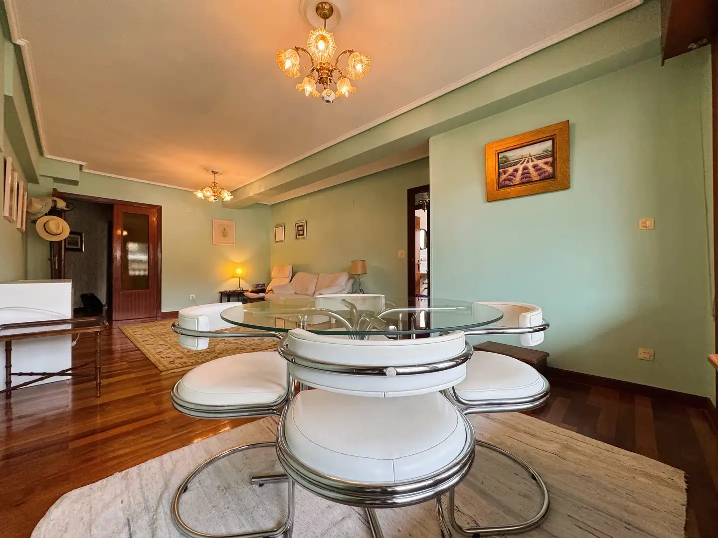 Esszimmer von Wohnung zum Verkauf in Artziniega mit Heizung, Privatgarten und Parkett
