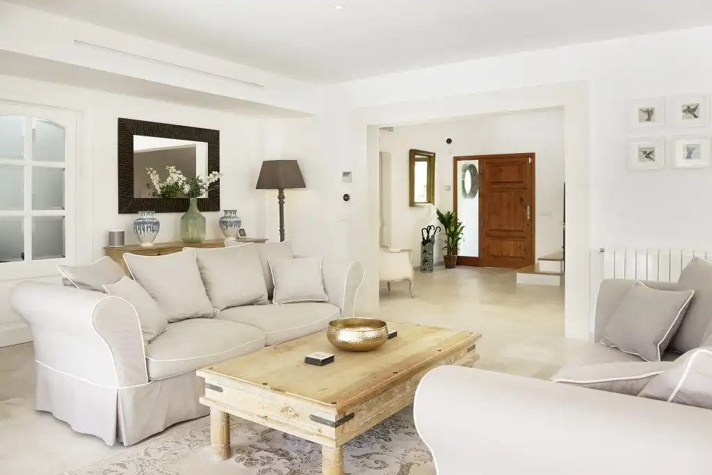 Sala d'estar de Casa o xalet en venda en Pollença amb Aire condicionat, Calefacció i Jardí privat
