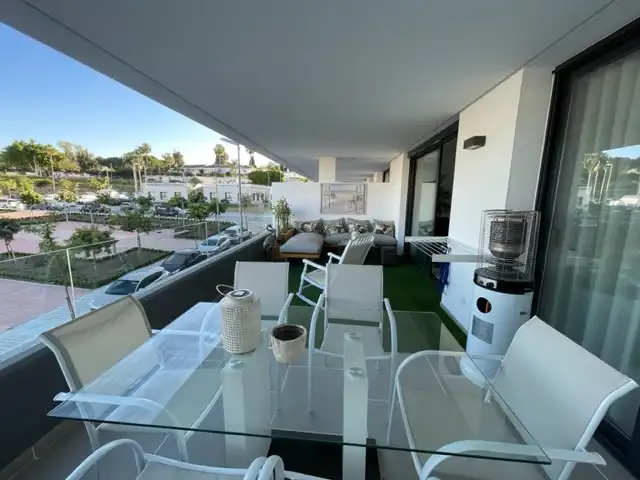 Terrassa de Apartament de lloguer en Marbella amb Aire condicionat, Moblat i Es permeten mascotes
