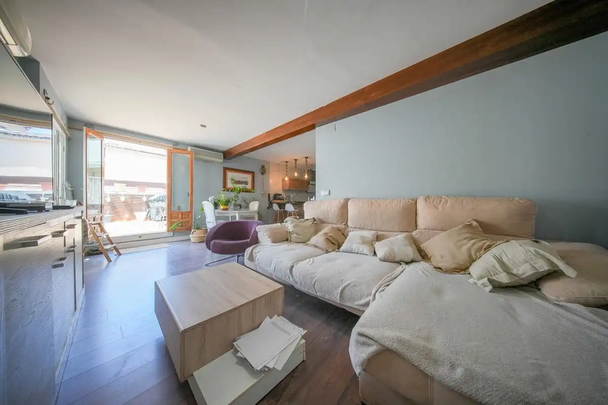 Sala de estar de Dúplex en venta en Alcalá de Henares con Aire acondicionado, Calefacción y Terraza