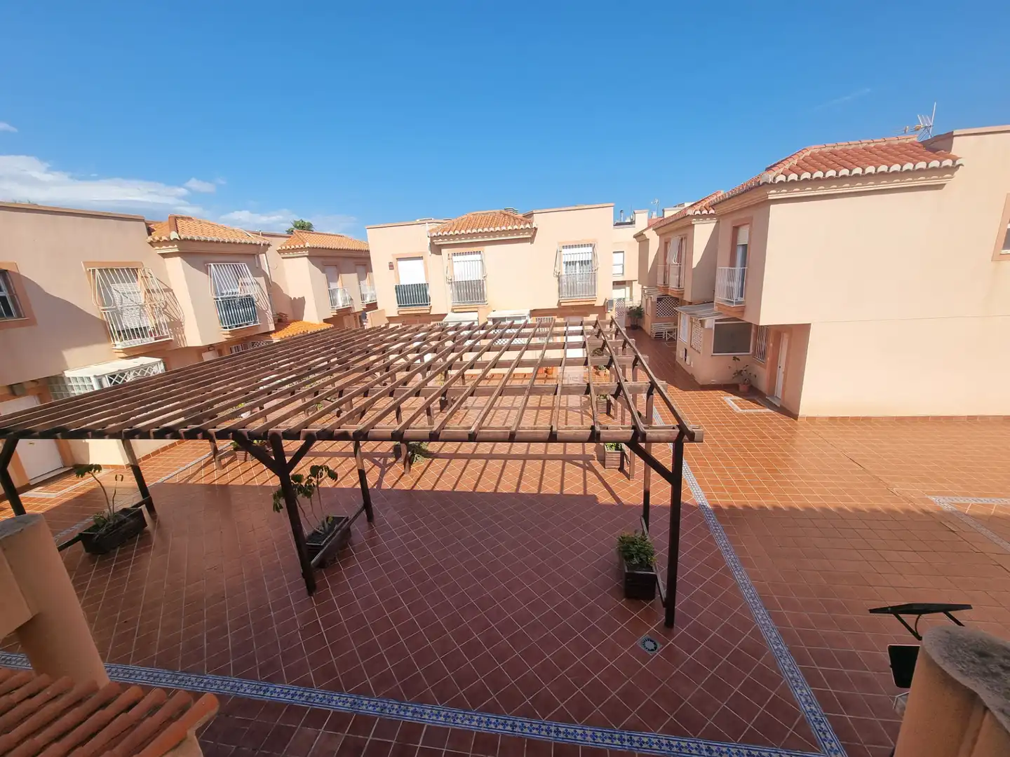 Terrace of Detached homes for sale in Roquetas de Mar  with Air Conditioner, Heating and Terrace