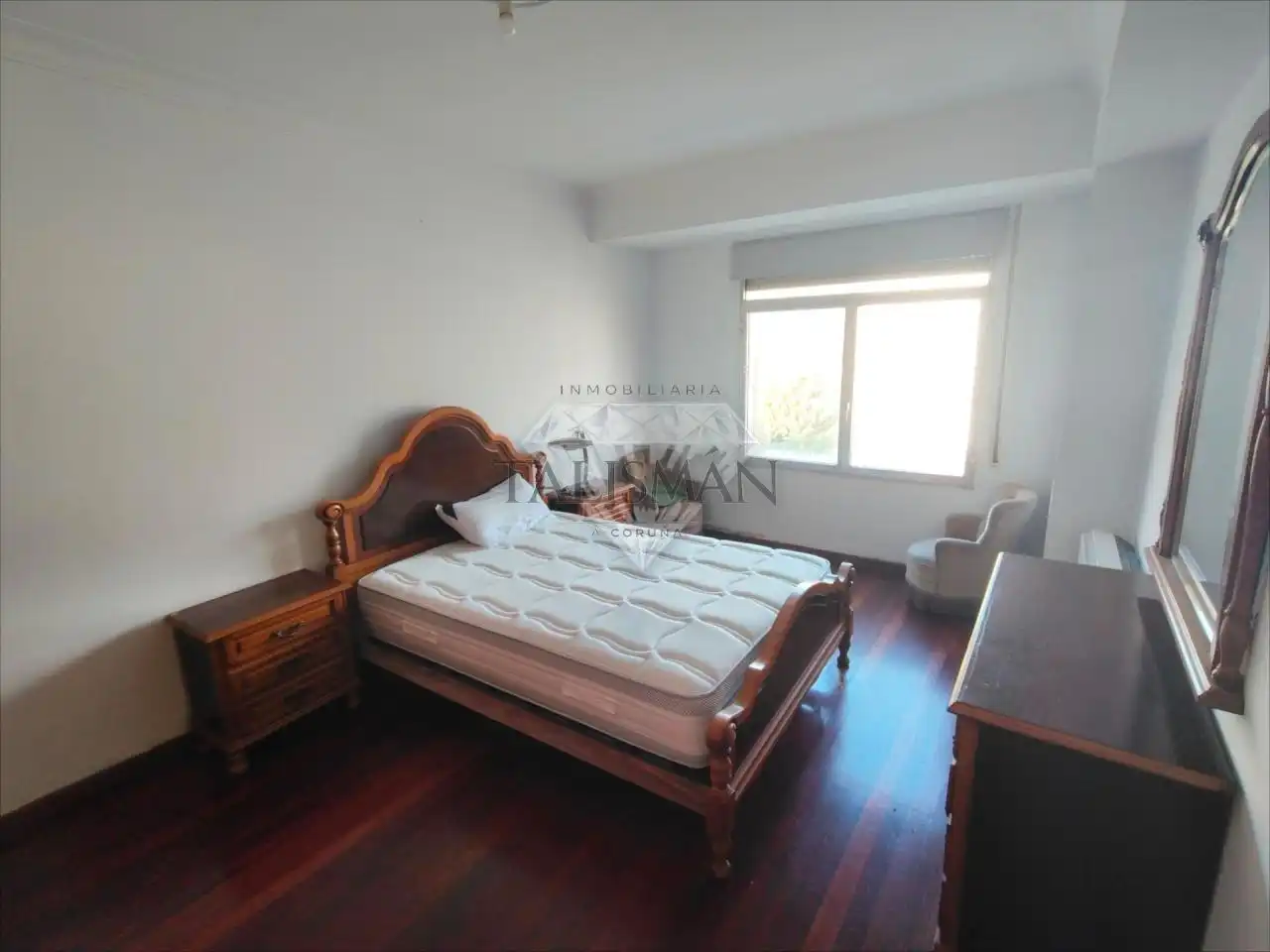 Bedroom of Flat for sale in Cariño  with Heating, Terrace and Furnished