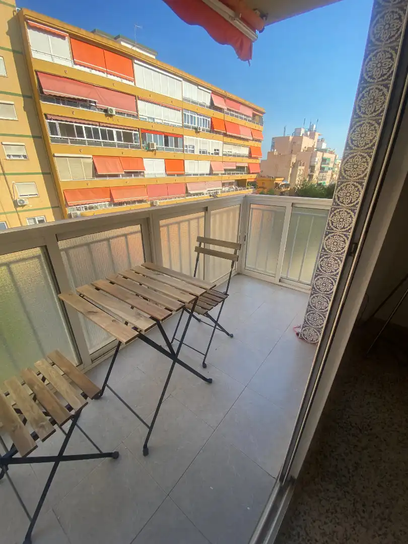 Balcony of Flat for rent in Málaga  with Terrace, Furnished and Washing machine