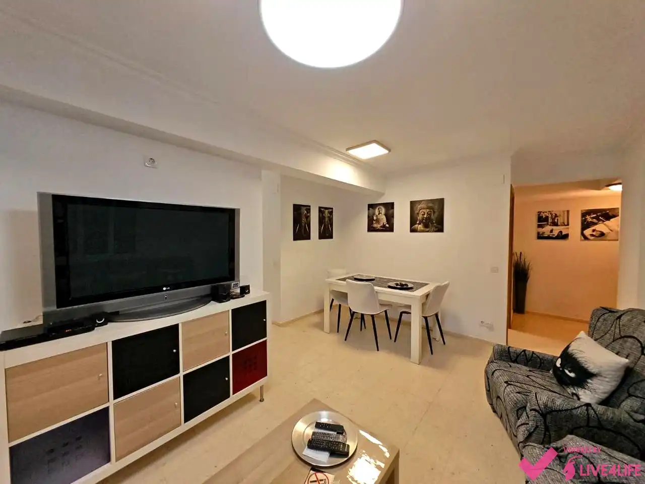 Sala de estar de Piso para compartir en Sevilla con Amueblado