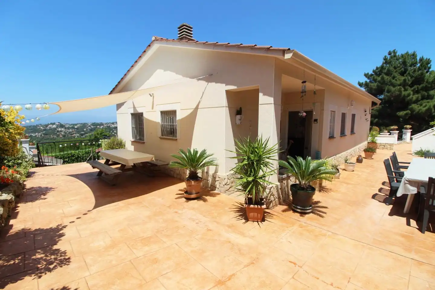 Terrassa de Casa o xalet en venda en Lloret de Mar amb Aire condicionat, Jardí privat i Terrassa