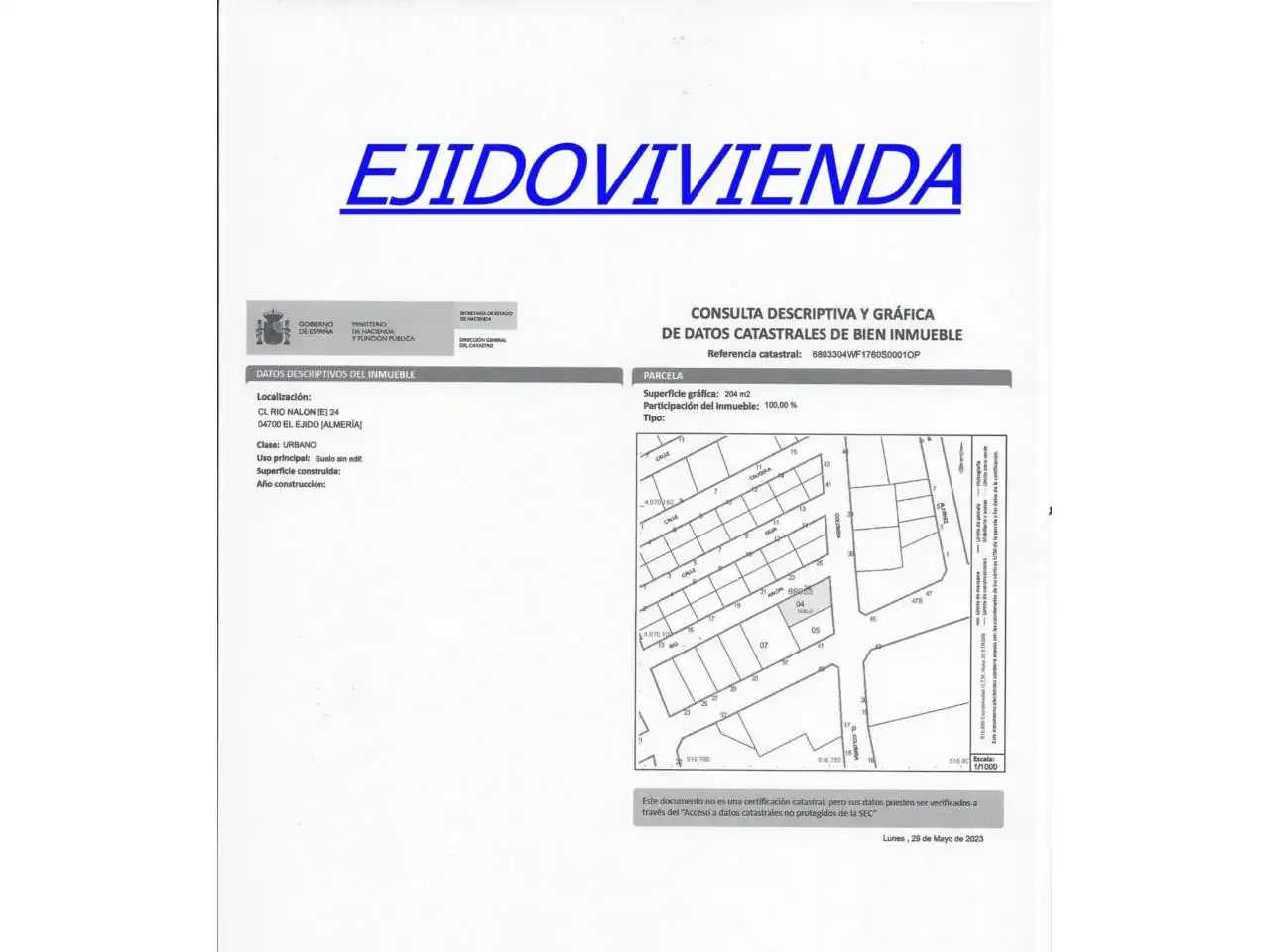 Rural land for sale in El Ejido Ciudad, imagen 2