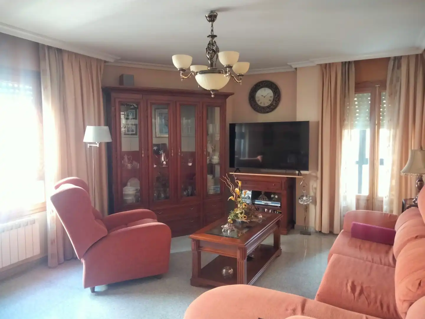 Sala de estar de Piso en venta en Ciudad Real Capital con Aire acondicionado, Calefacción y Terraza
