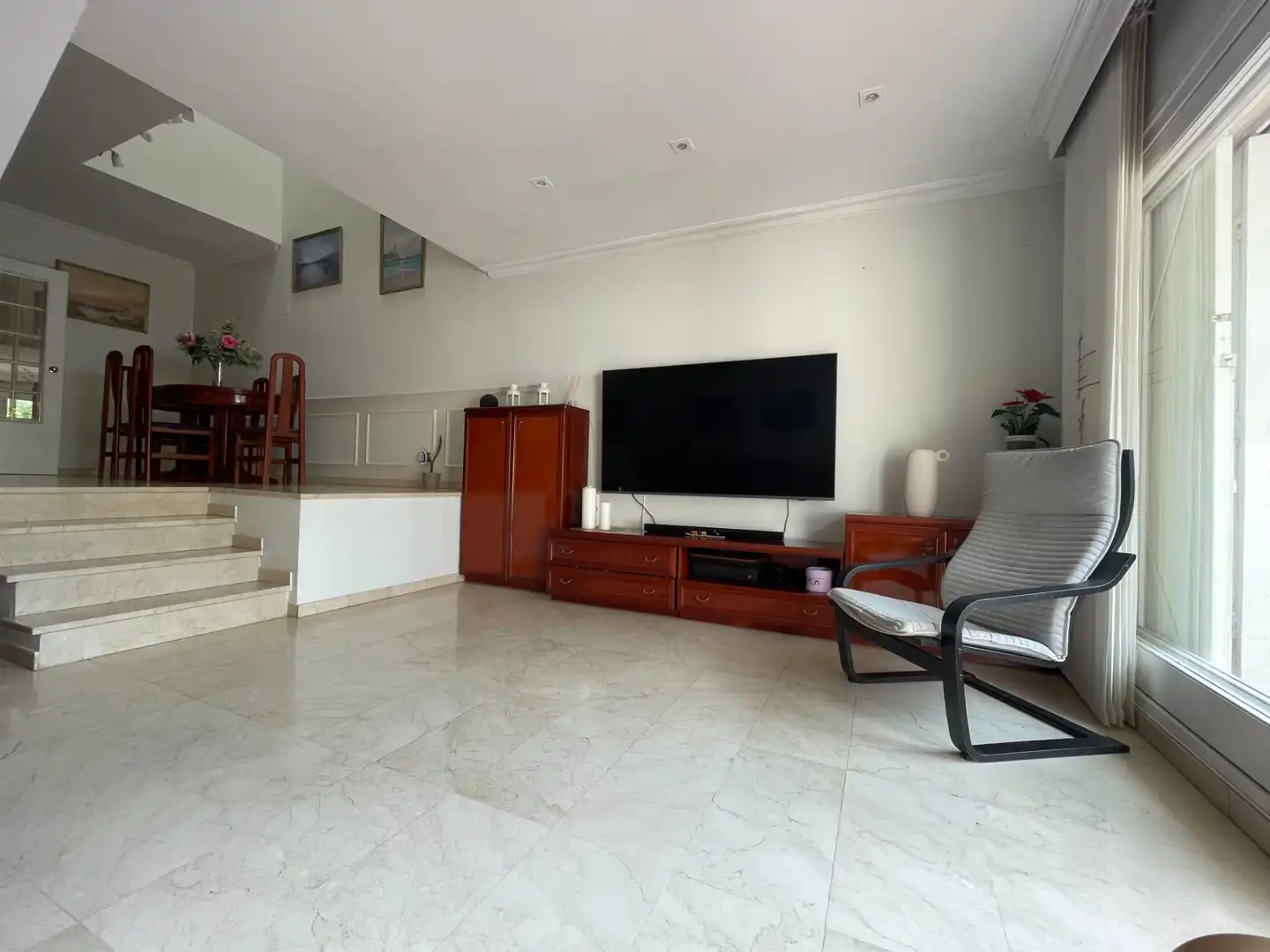 Living room of Houses for rent in Castelldefels  with Air Conditioner, Heating and Private garden