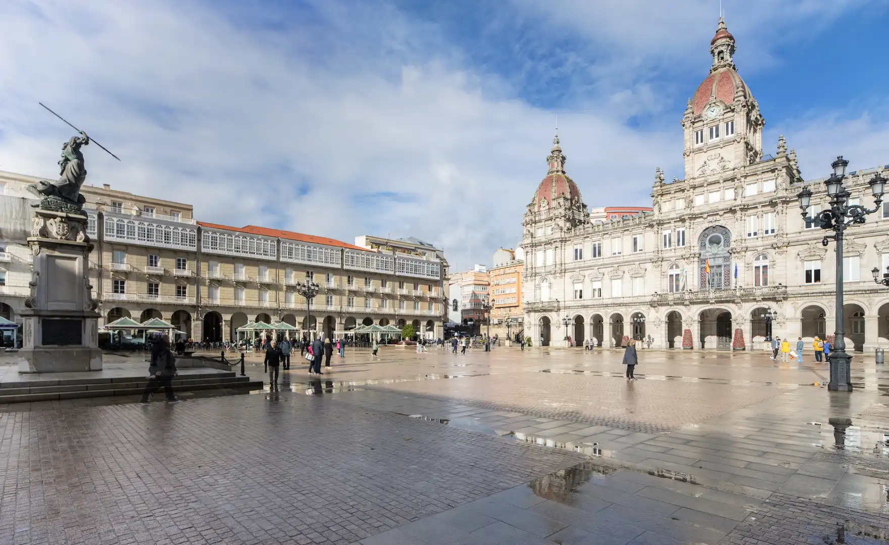 Exterior view of Flat for sale in A Coruña Capital   with Heating, Storage room and Balcony