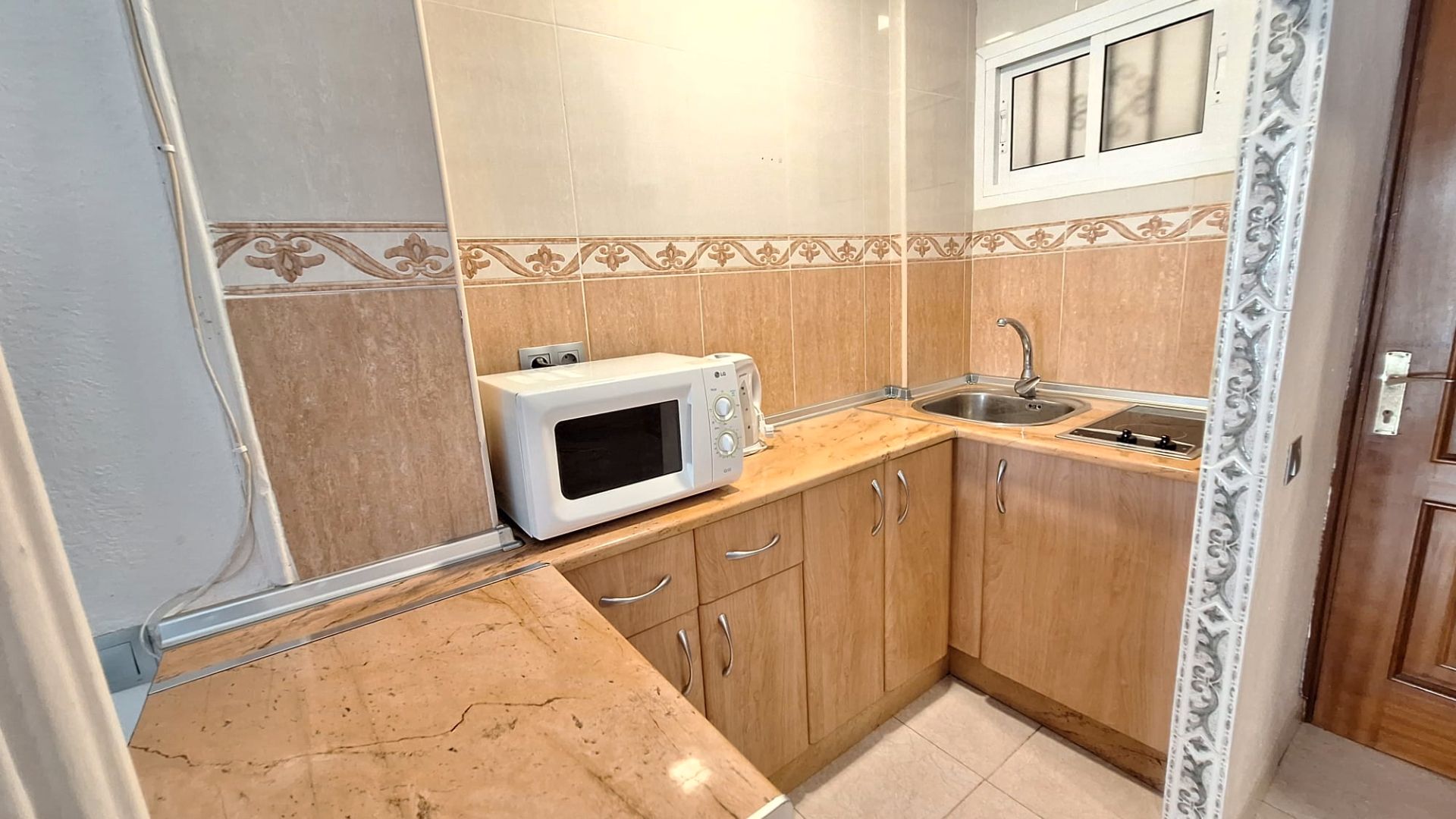 Cocina de Estudio en venta en Benalmádena con Aire acondicionado, Terraza y Amueblado