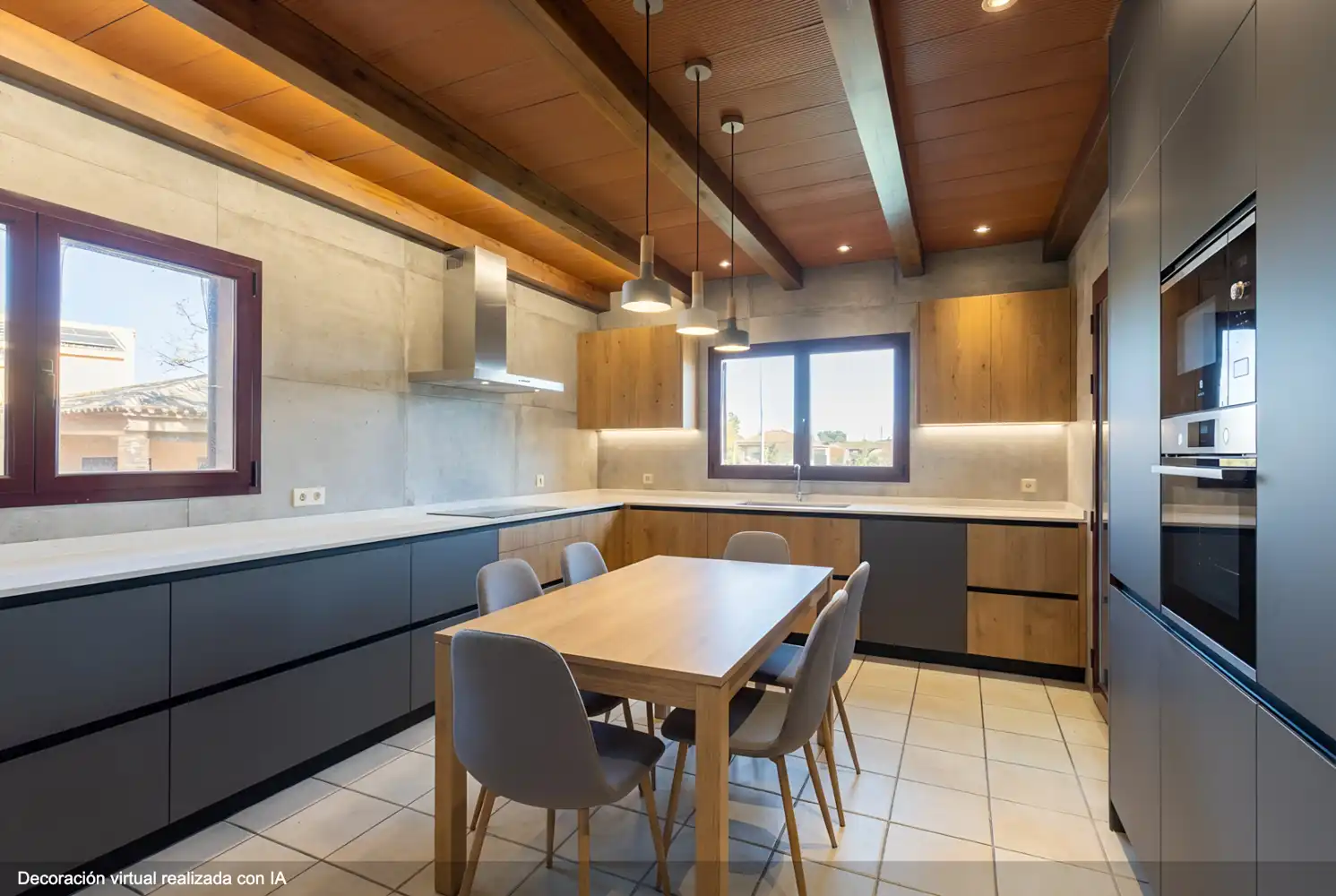 Kitchen of Houses for sale in La Pobla de Vallbona  with Air Conditioner, Heating and Private garden