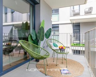 Terrassa de Pis de lloguer en Badalona amb Aire condicionat, Calefacció i Jardí privat