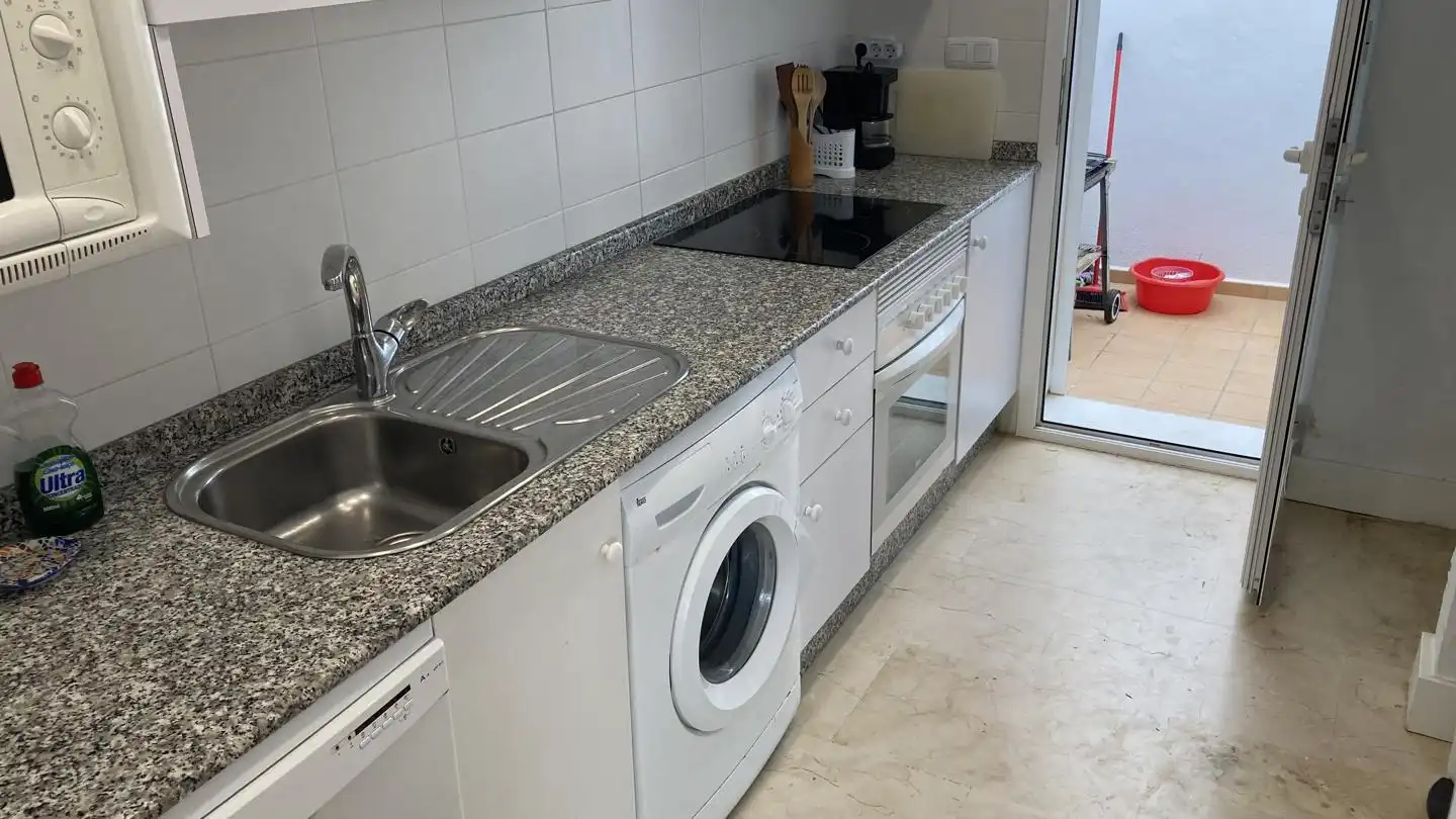Cuina de Casa o xalet de lloguer en Vera amb Aire condicionat, Jardí privat i Terrassa