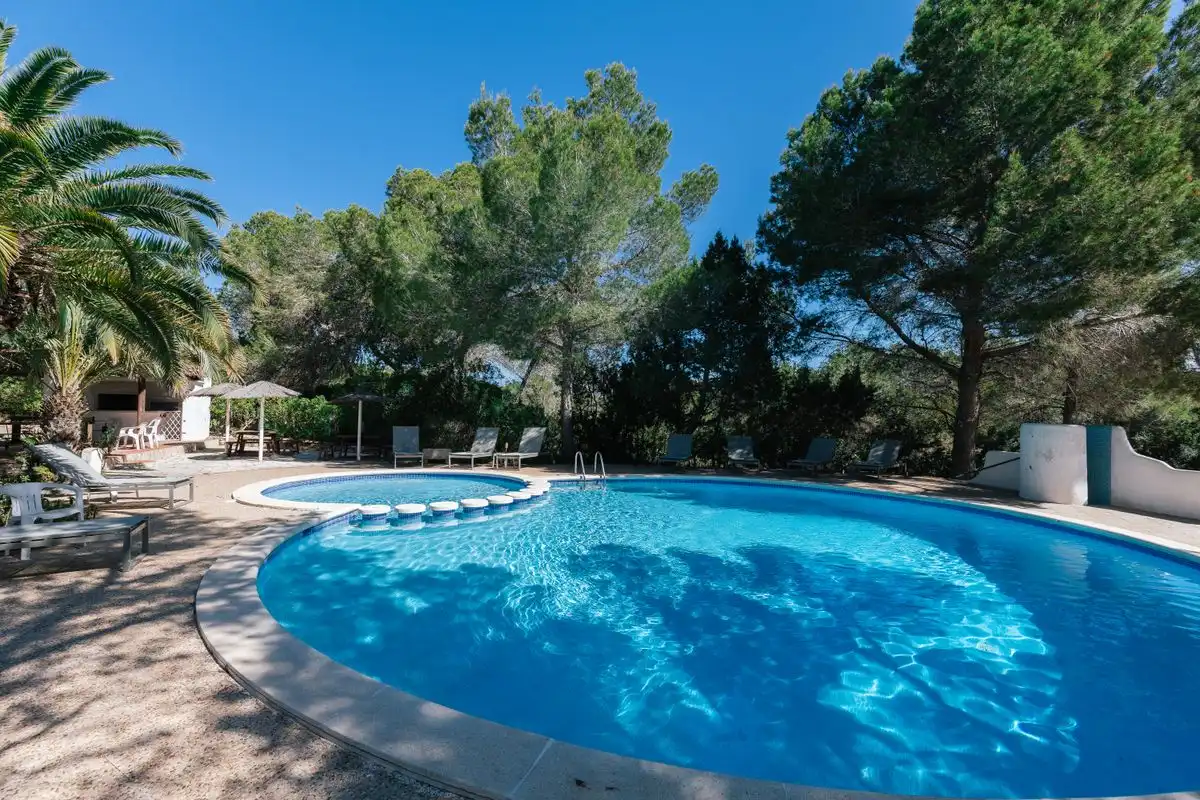 Piscina de Casa adosada en venta en Sant Josep de sa Talaia con Aire acondicionado, Calefacción y Jardín privado