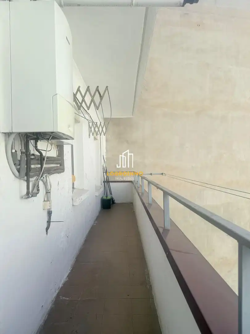 Balcony of Flat for sale in  Logroño  with Heating, Parquet flooring and Terrace