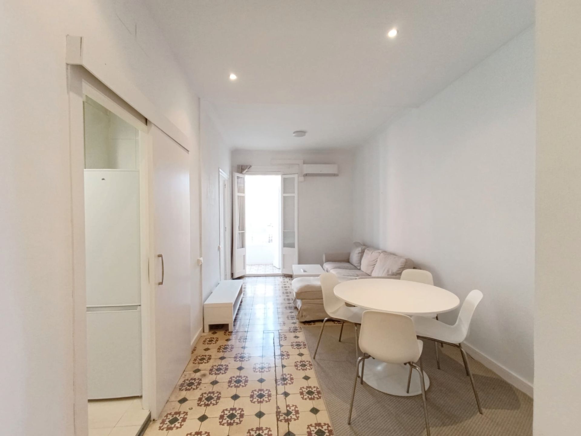 Bedroom of Flat to rent in  Barcelona Capital  with Air Conditioner, Heating and Furnished