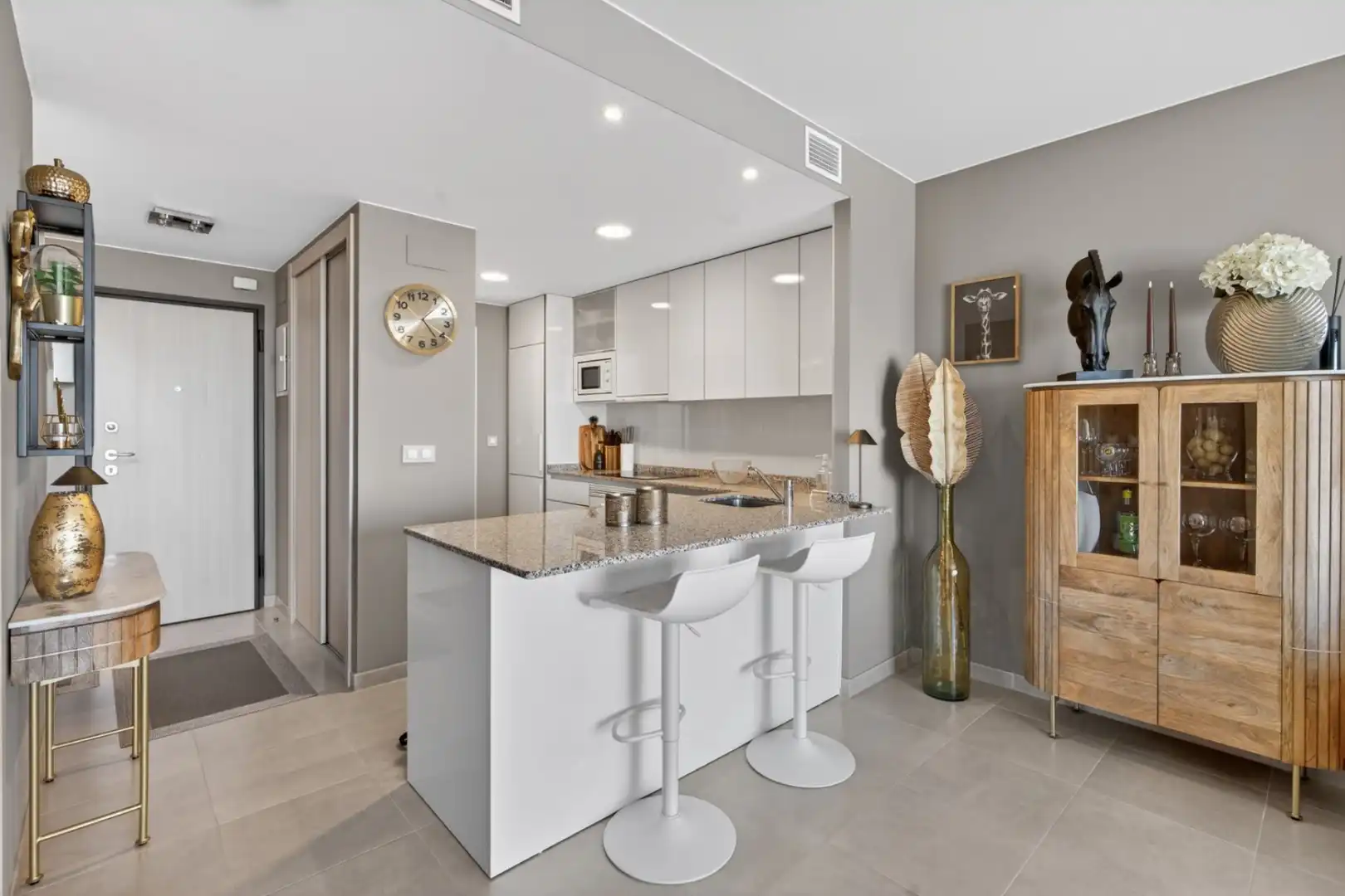 Cocina de Ático en venta en Orihuela con Aire acondicionado, Calefacción y Jardín privado