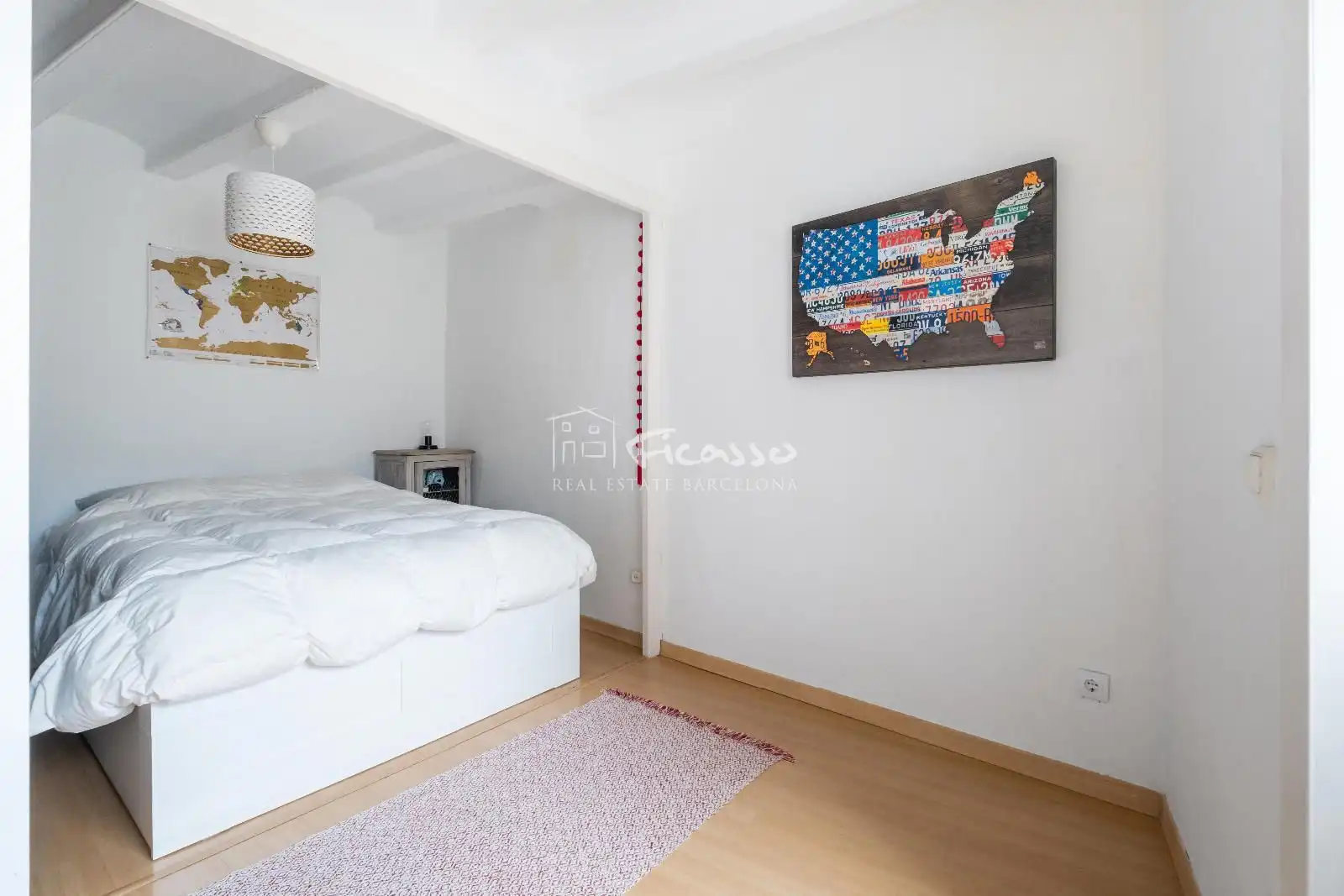 Habitación de Piso de alquiler en Barcelona con Aire acondicionado, Calefacción y Parquet