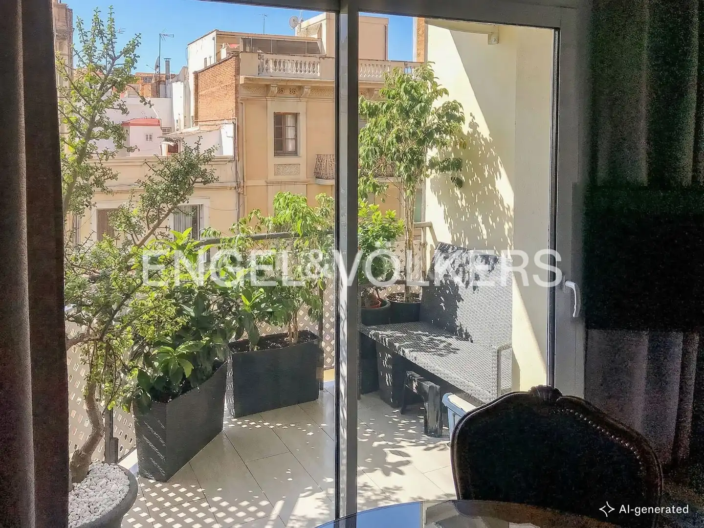 Terrasse von Wohnung zum Verkauf in  Barcelona Capital mit Klimaanlage, Heizung und Parkett