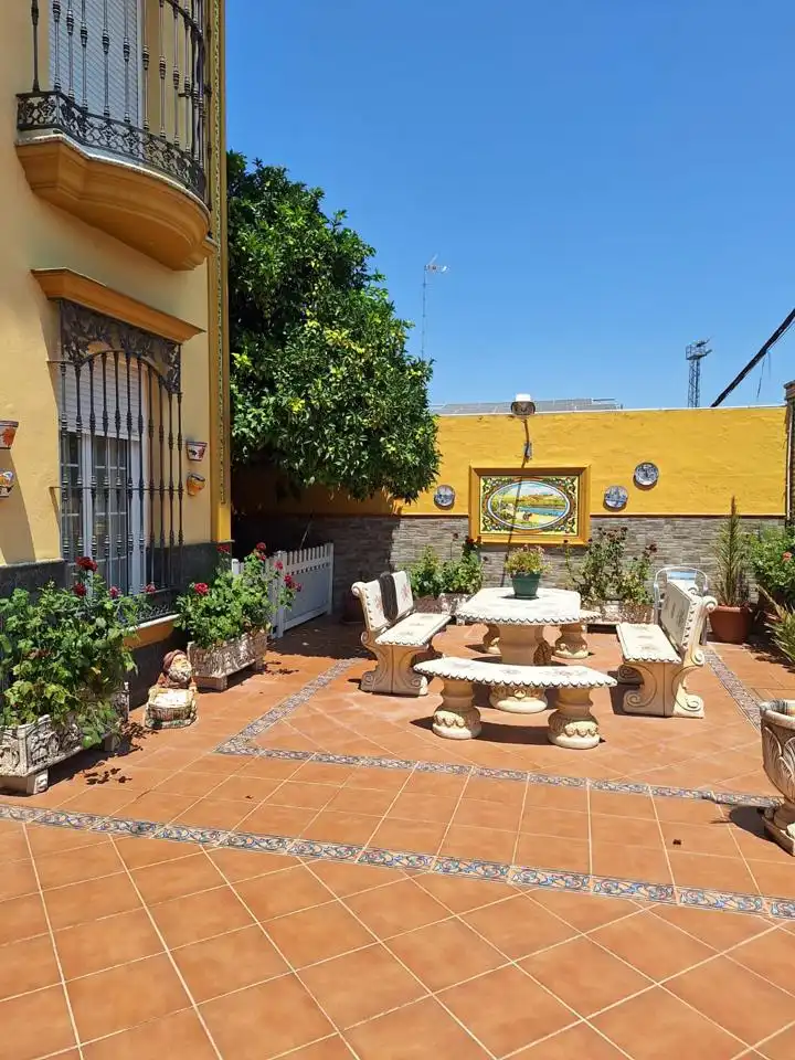 Terraza de Casa o chalet en venta en Alcalá de Guadaira con Aire acondicionado, Jardín privado y Terraza