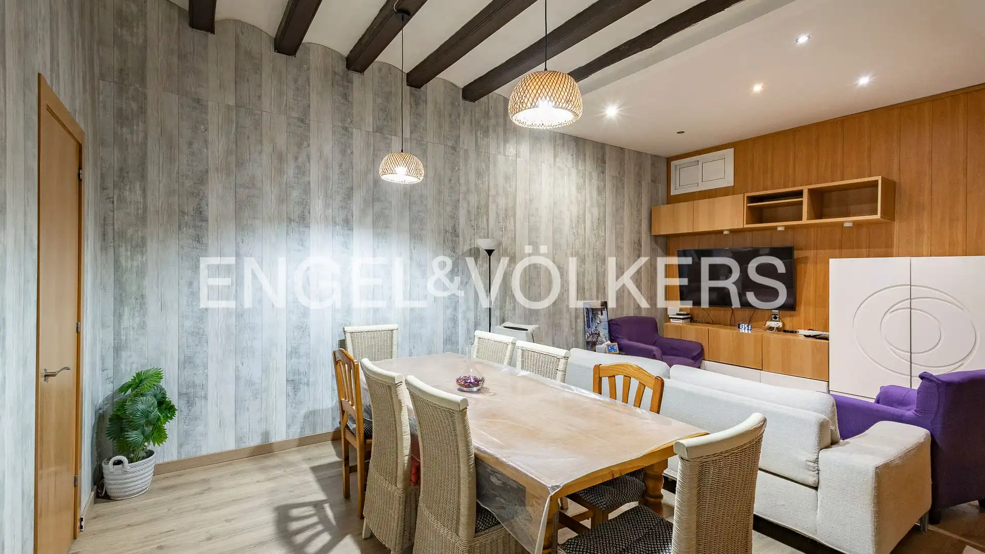 Comedor de Casa o chalet en venta en Santa Coloma de Cervelló con Aire acondicionado, Calefacción y Jardín privado
