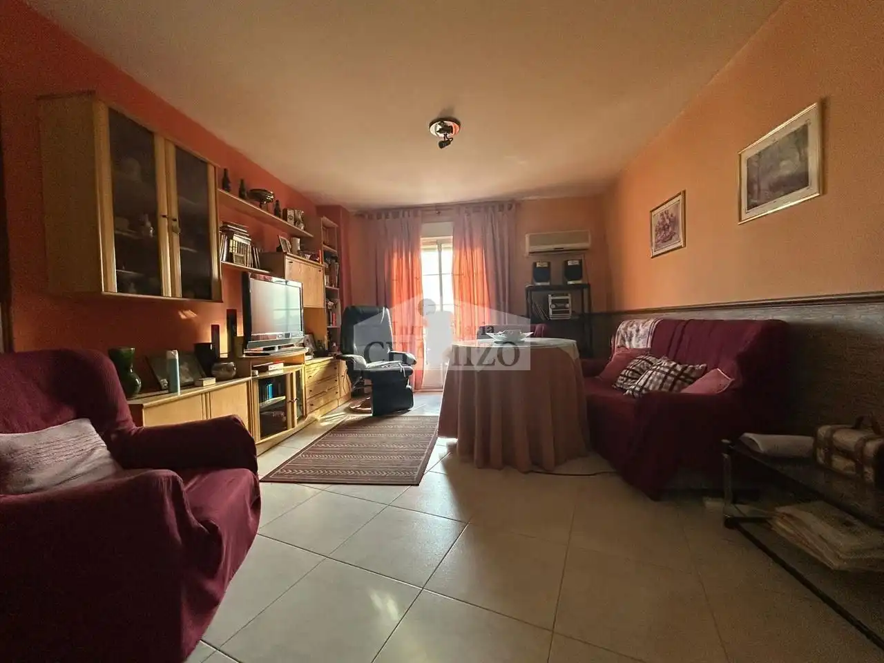 Living room of Flat for sale in Villanueva de la Serena  with Air Conditioner and Balcony