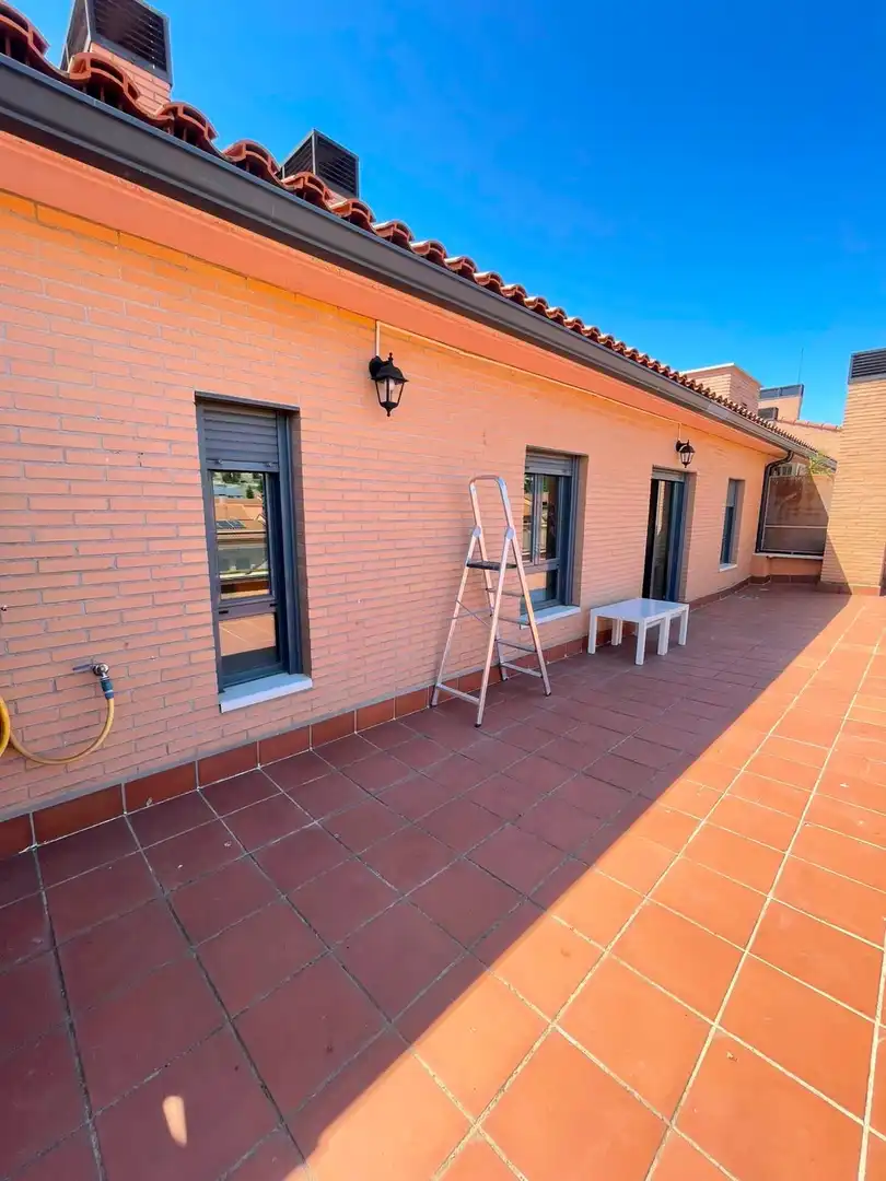 Terrasse von Dachboden zur Miete in El Molar (Madrid) mit Heizung, Terrasse und Balkon