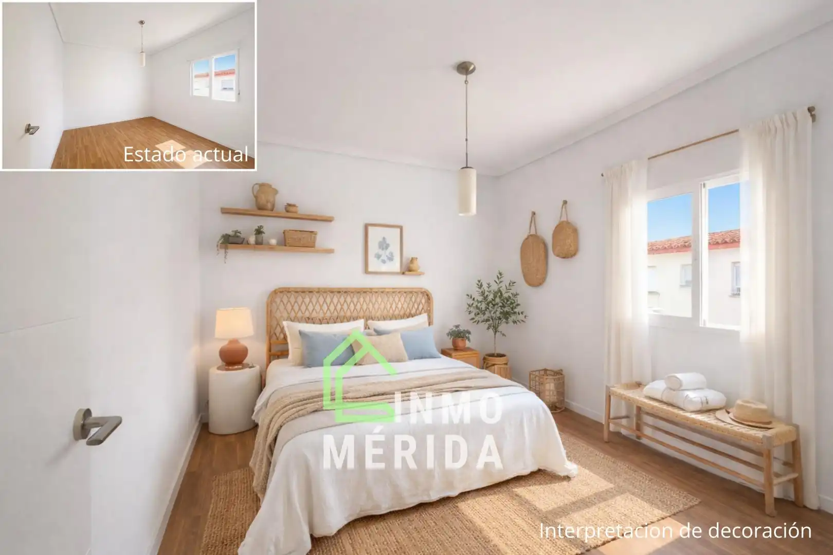 Bedroom of Flat for sale in Mérida  with Balcony