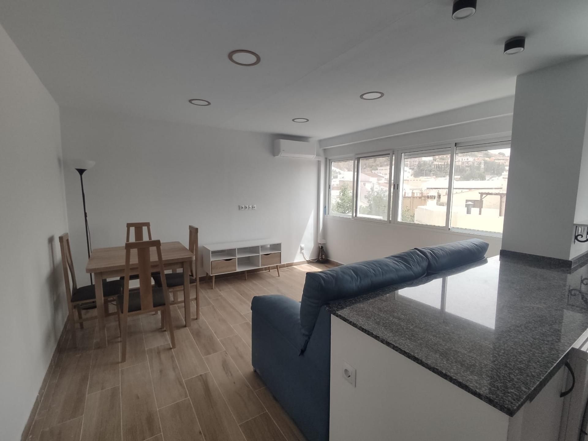 Sala de estar de Piso de alquiler en Málaga Capital con Aire acondicionado
