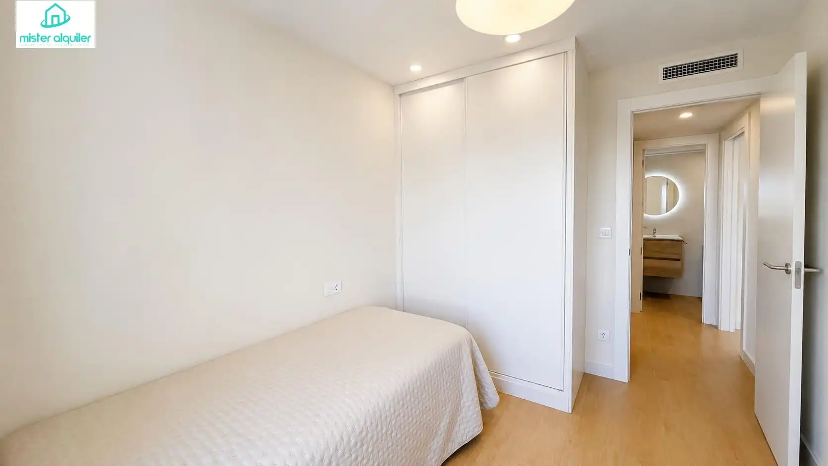 Bedroom of Apartments for rent in El Campello  with Air Conditioner, Heating and Terrace