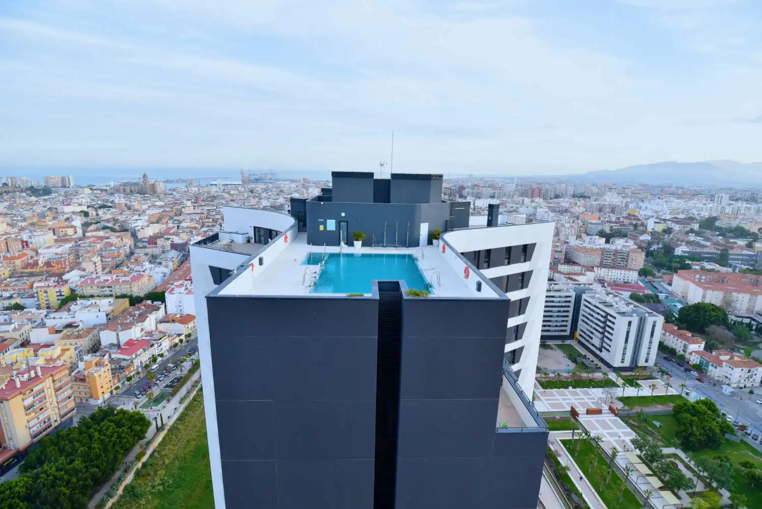 Piscina de Pis de lloguer en Málaga amb Aire condicionat, Piscina i Moblat