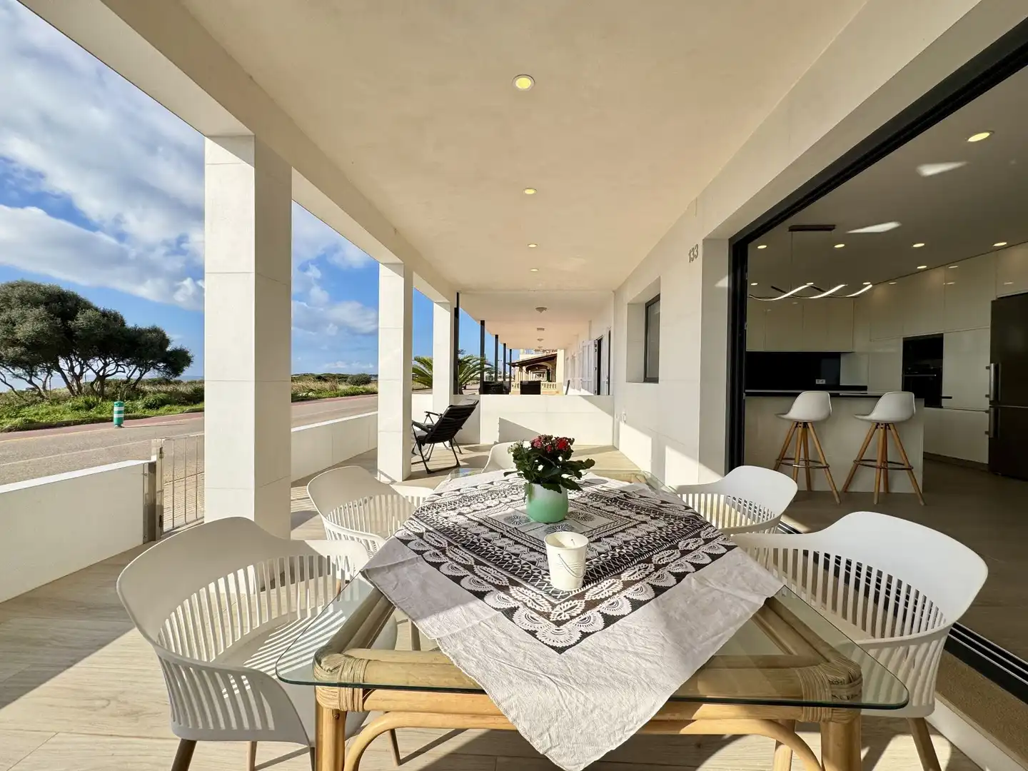 Terrace of Houses for rent in Campos  with Air Conditioner and Heating