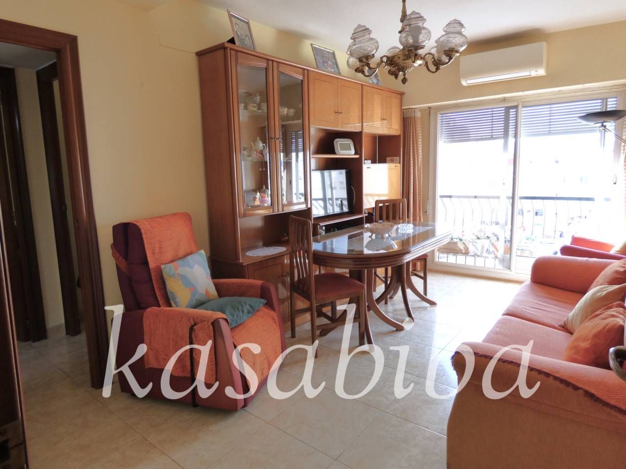 Living room of Flat for sale in  Valencia Capital  with Air Conditioner and Heating