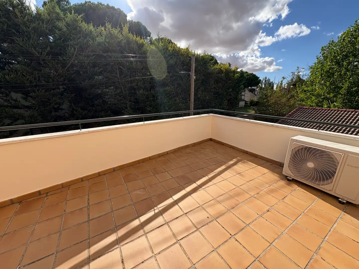 Terraza de Casa adosada en venta en Simancas con Aire acondicionado, Calefacción y Jardín privado
