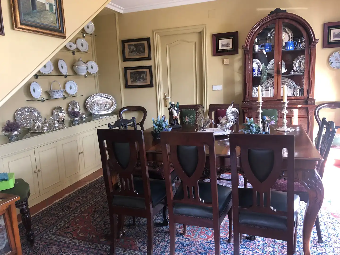 Esszimmer von Haus oder Chalet zum Verkauf in Oleiros mit Privatgarten, Parkett und Terrasse