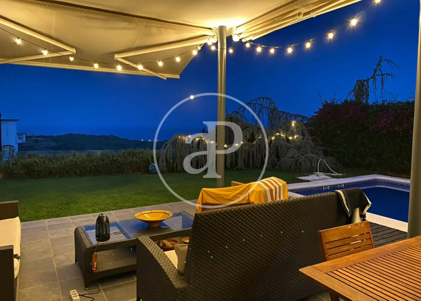 Terraza de Casa o chalet de alquiler en Sant Vicenç de Montalt con Aire acondicionado, Calefacción y Jardín privado