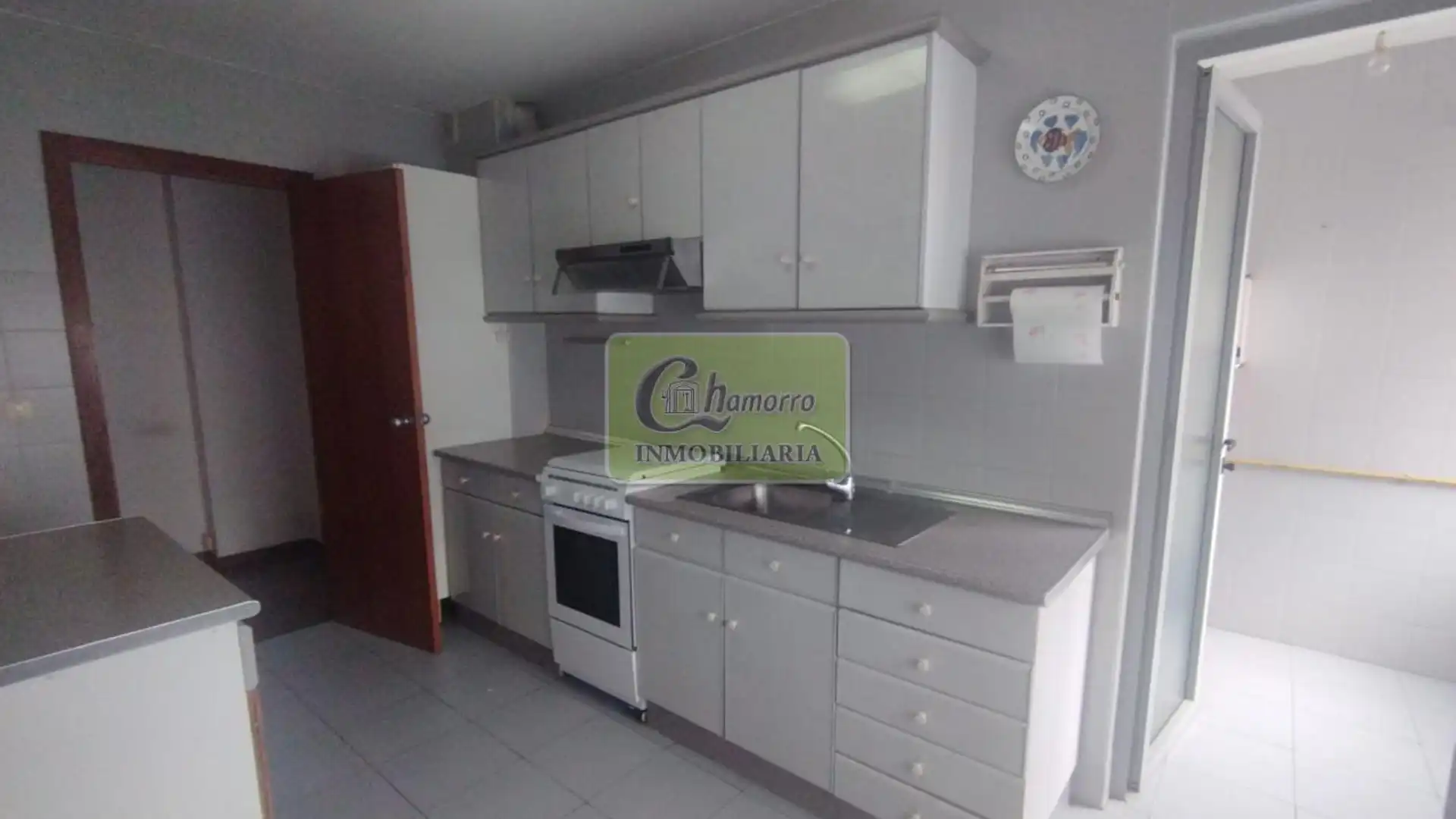 Kitchen of Flat for sale in Ferrol  with Heating, Parquet flooring and Storage room