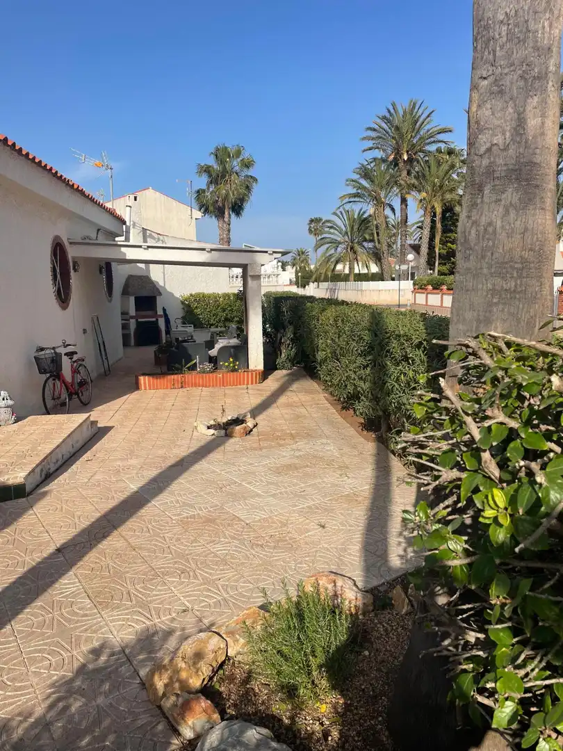 Jardín de Casa o chalet de alquiler en Cartagena con Aire acondicionado, Jardín privado y Amueblado