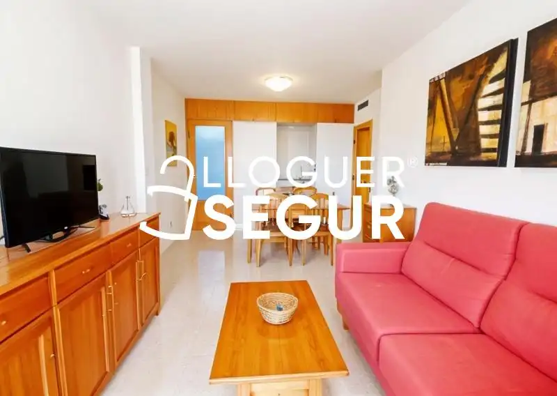 Living room of Flat for rent in Alcanar  with Air Conditioner, Terrace and Swimming Pool