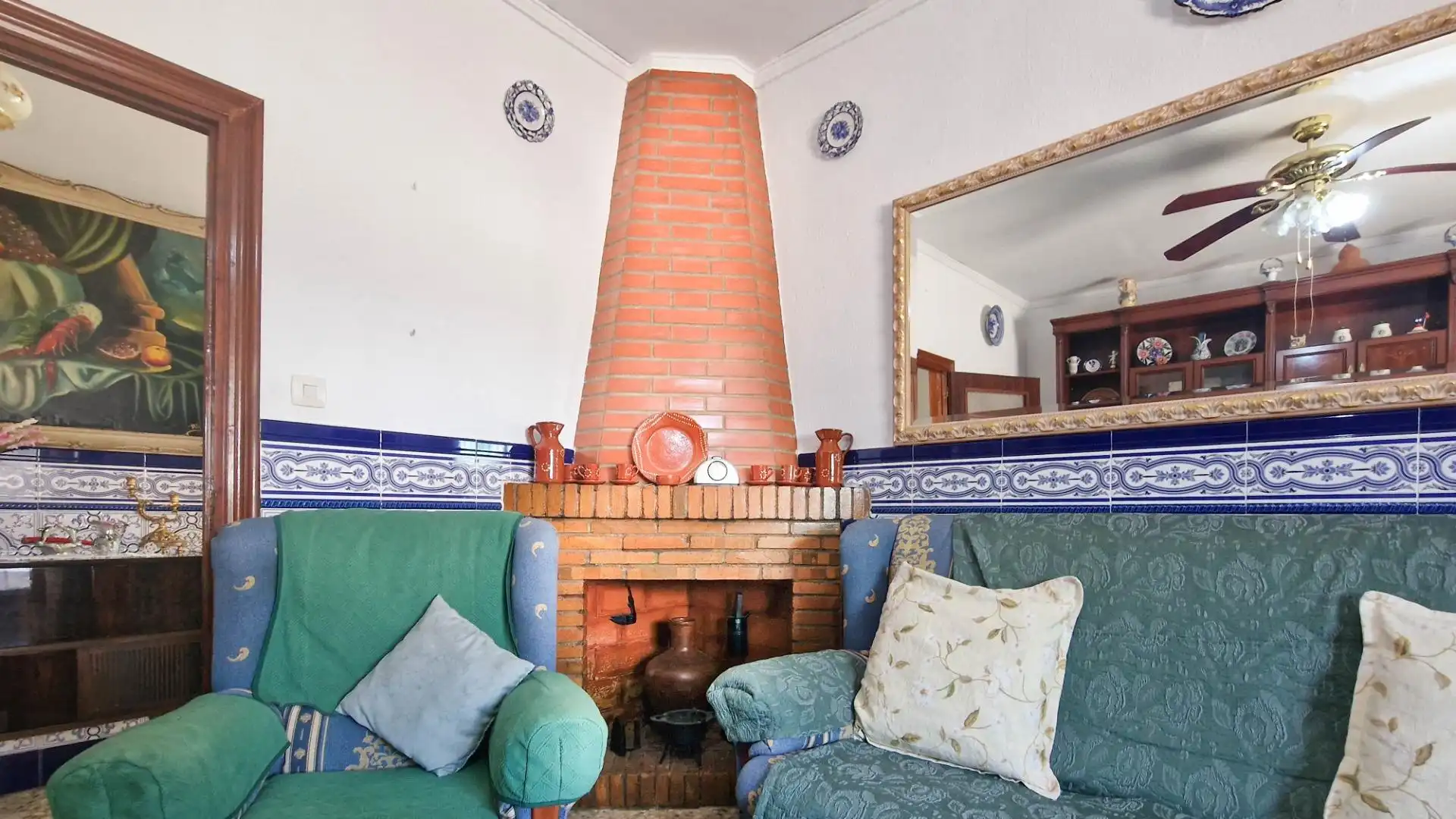 Sala de estar de Casa o chalet en venta en Cheles con Aire acondicionado, Calefacción y Terraza