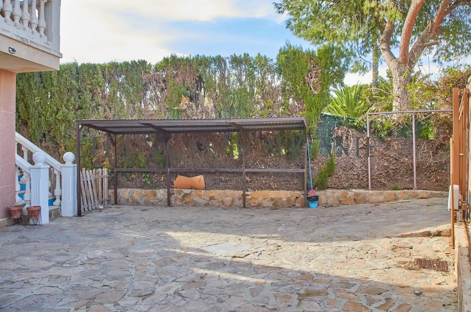 Vista exterior de Casa o chalet en venta en Mutxamel con Aire acondicionado, Jardín privado y Terraza