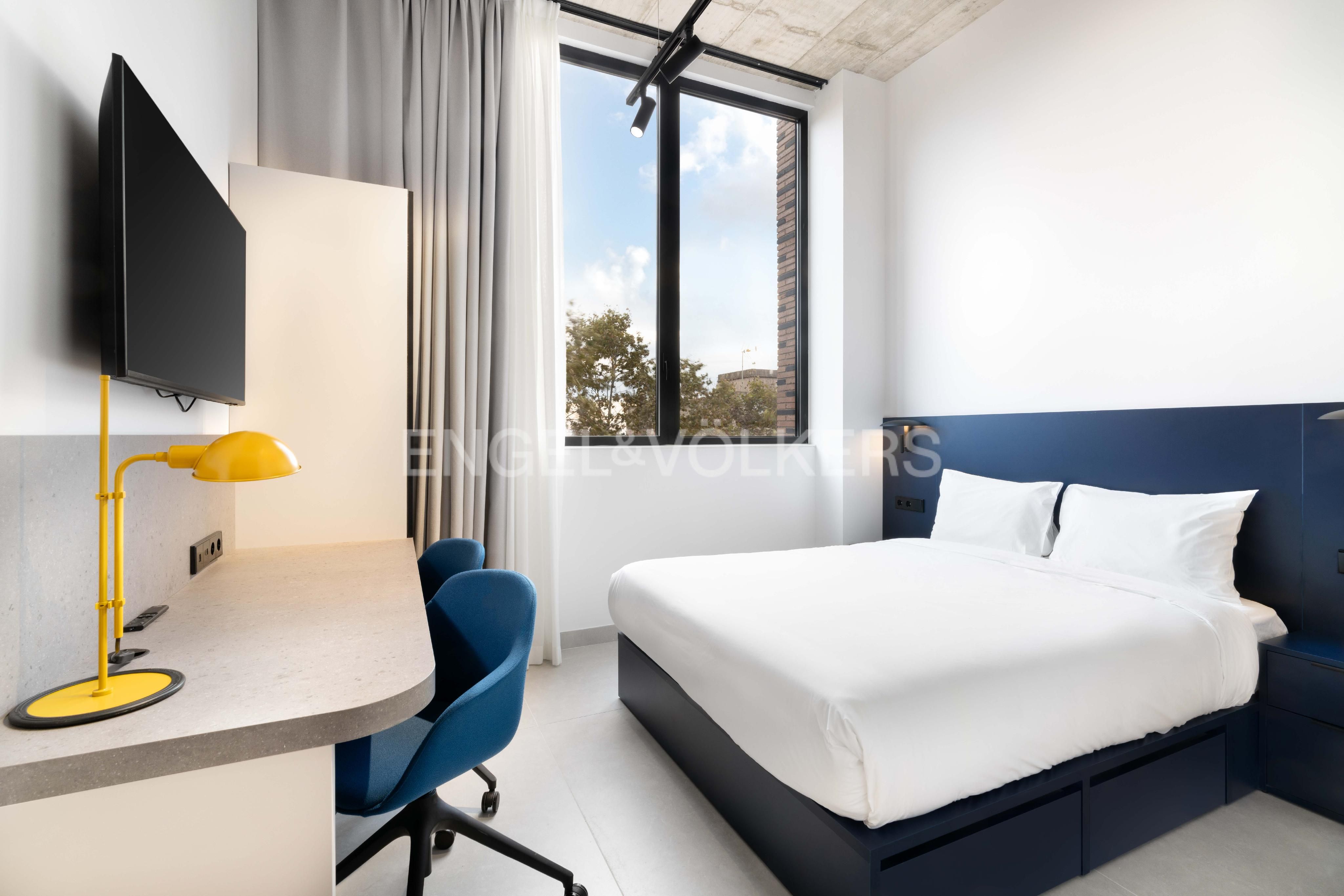 Dormitori de Apartament de lloguer en  Barcelona Capital amb Aire condicionat, Calefacció i Terrassa