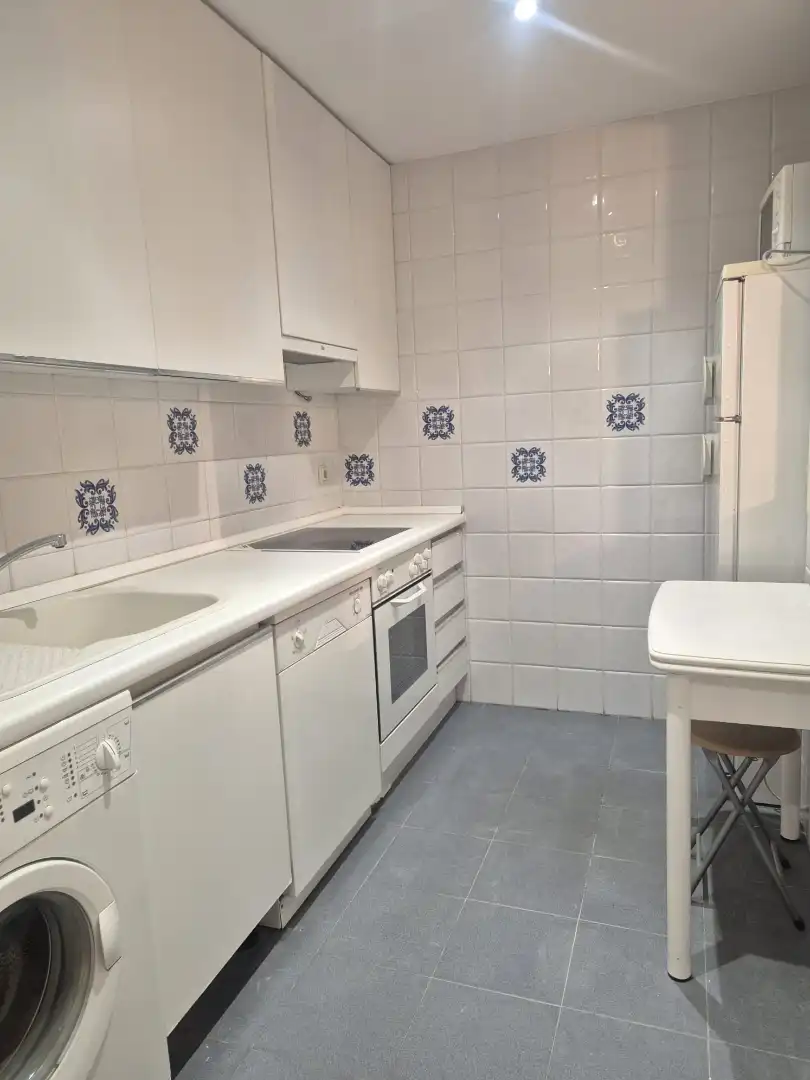 Kitchen of Apartments for rent in Madrid  with Air Conditioner, Heating and Private garden