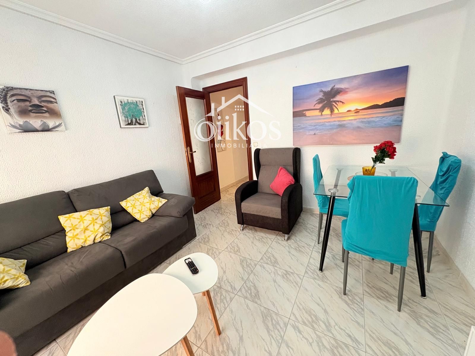 Living room of Flat to rent in Salamanca Capital  with Heating, Furnished and Washing machine