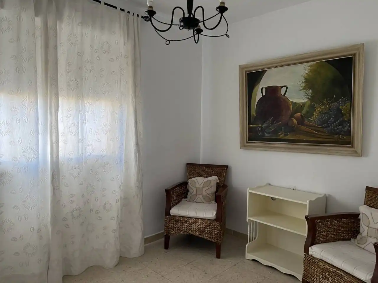 Living room of Flat for rent in Morón de la Frontera  with Air Conditioner, Furnished and Balcony