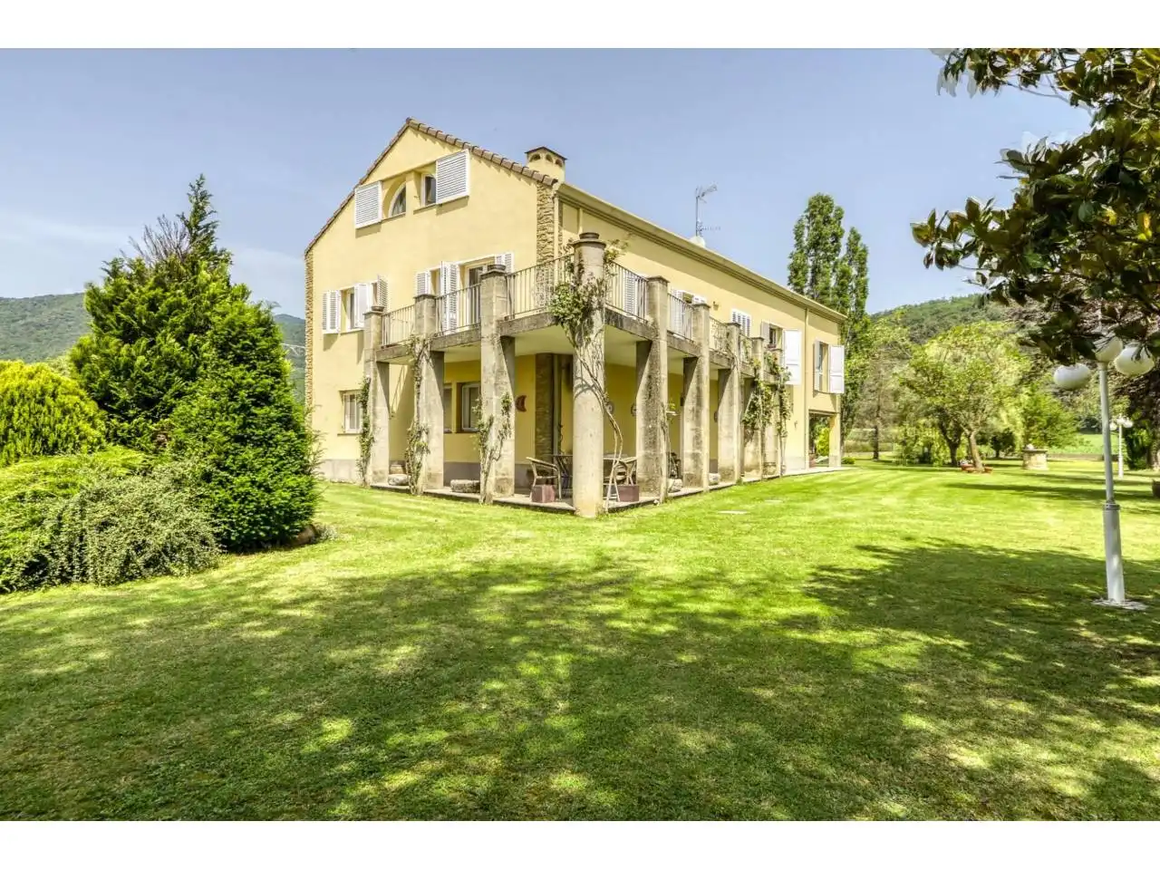 Jardín de Casa o chalet en venta en La Vall d'en Bas con Calefacción, Jardín privado y Parquet