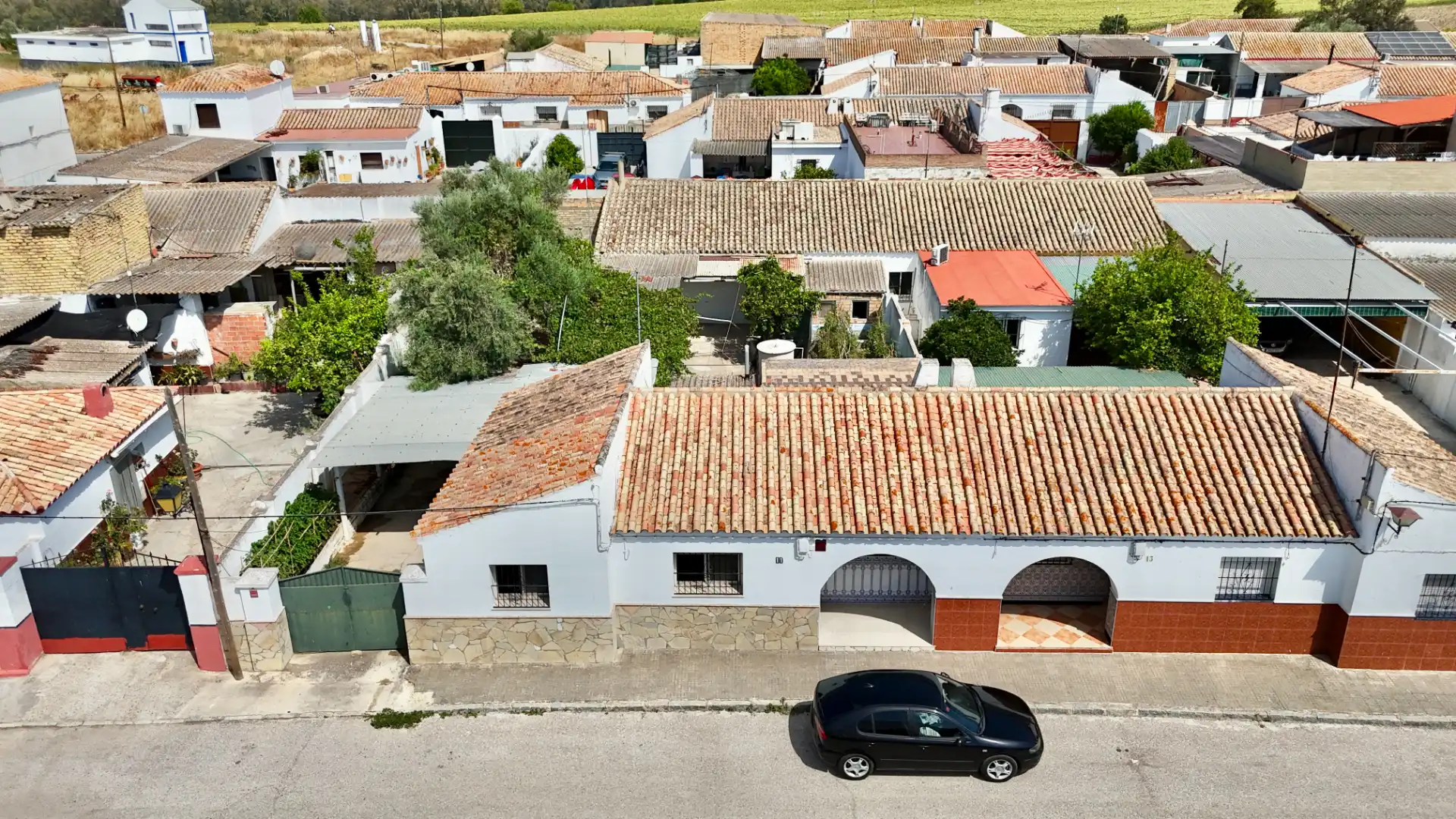 Vista exterior de Casa o xalet en venda en Bornos amb Aire condicionat, Jardí privat i Moblat