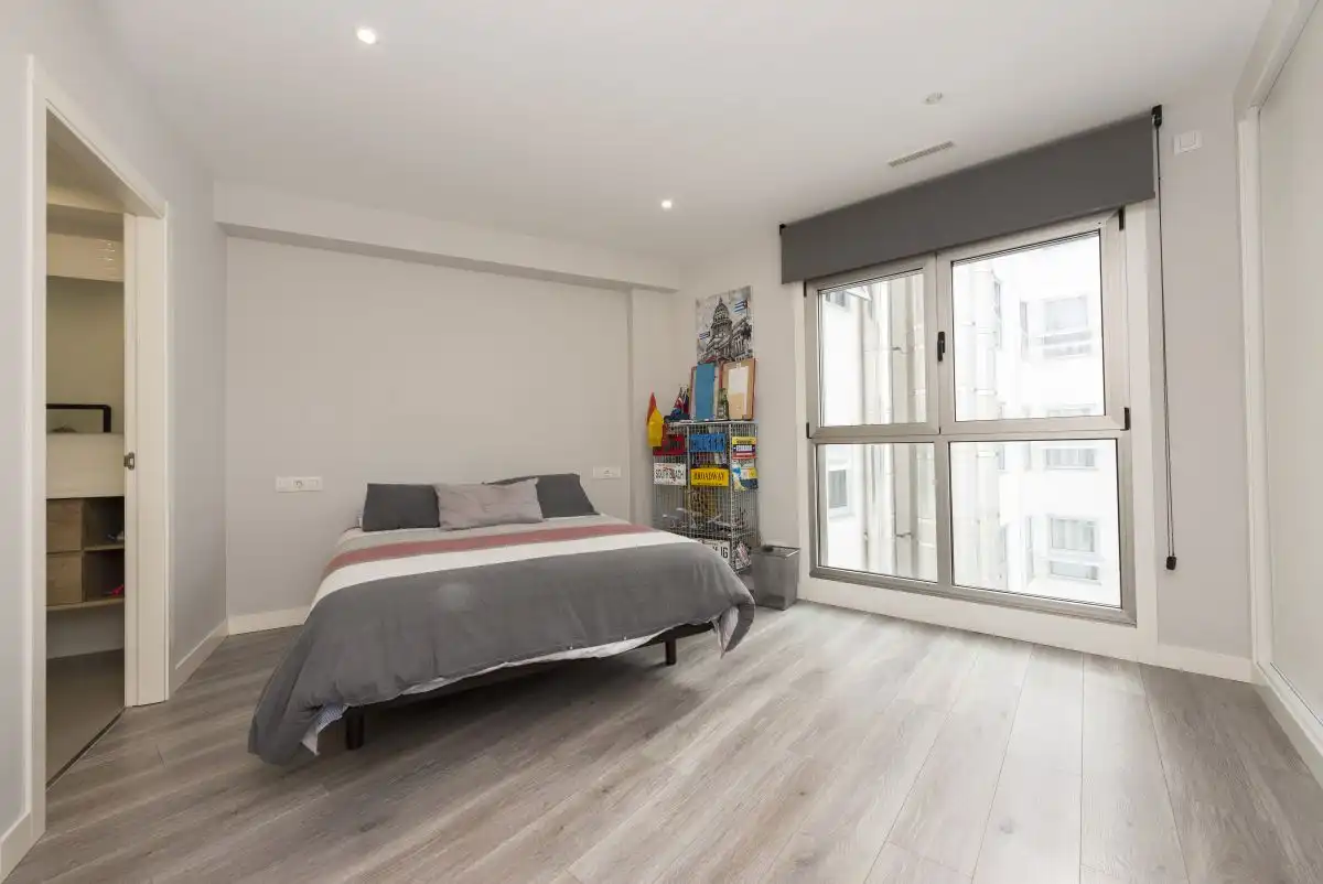 Bedroom of Flat for sale in A Coruña Capital   with Heating, Terrace and Storage room