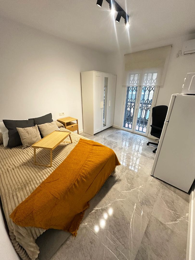 Bedroom of Flat for sale in  Jaén Capital  with Air Conditioner and Furnished