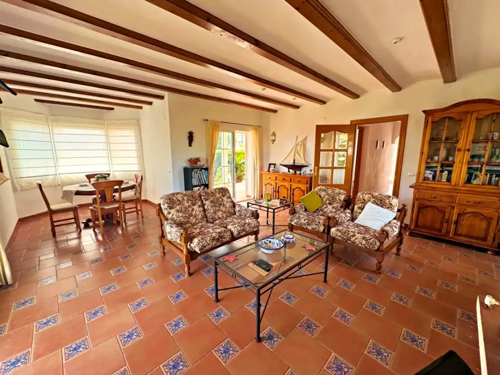 Living room of Houses for sale in Dénia  with Air Conditioner, Private garden and Terrace
